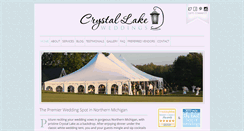 Desktop Screenshot of crystallakeweddings.com